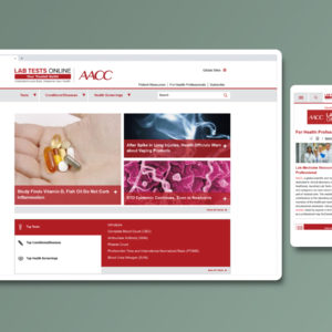 AACC LTO Homepage and Health Professionals