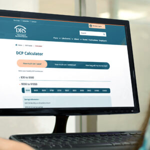 Department of Retirement Systems website financial calculator