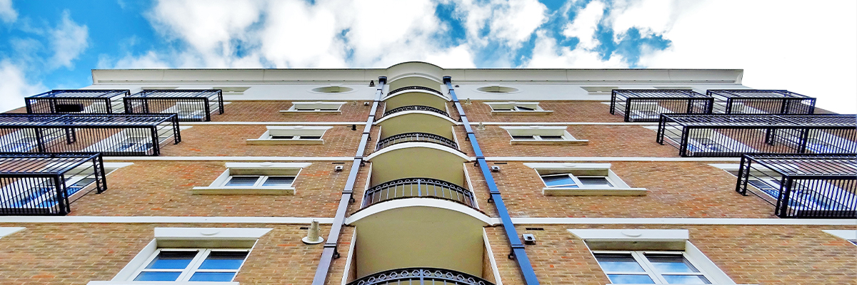 National Apartment Association building banner