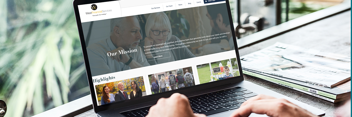 West Financial Services Website banner