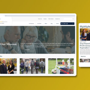 West Financial Services website homepage