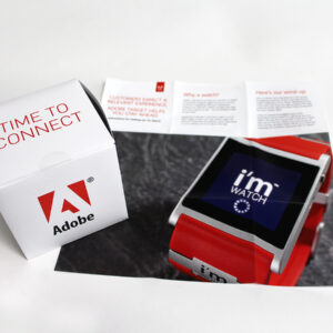 Adobe campaign package box and instructions