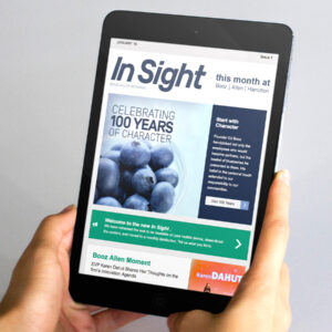 Booz Allen Momentum In Sight Newsletter 2016