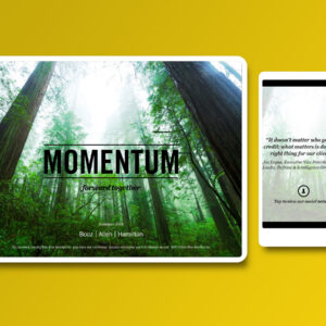 Booz Allen Momentum publication Summer 2014