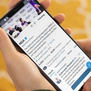 National Governors Association Twitter phone