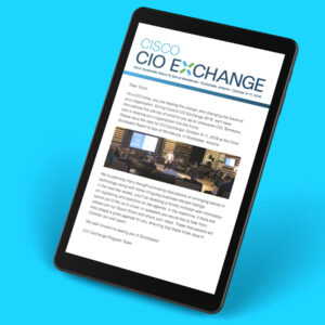 Cisco CIO Exchange email