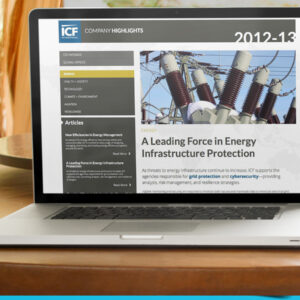 ICF Highlights 2012-2013 Energy article laptop