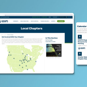GEAPS Website Chapters and Calendar