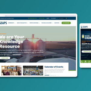 GEAPS Website Homepage and Exchange