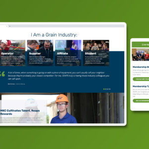 GEAPS Website personalization and about page